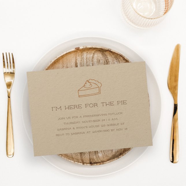 Cute Thanksgiving Minimalistic Invitation (Creator Uploaded)