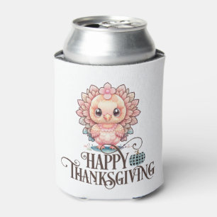 Cute Thanksgiving Turkey Can Cooler