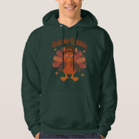 Cute Thanksgiving Turkey Cartoon – “Gobble Gobble”