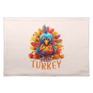 Cute Thanksgiving Turkey Cloth Placemat