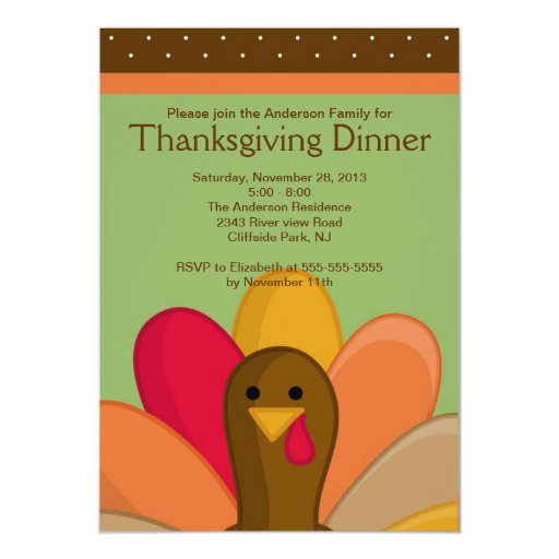 Cute Thanksgiving Invitations 3