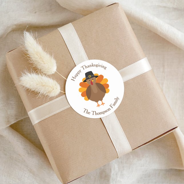 Cute Thanksgiving Turkey | Fall Envelope Seal (Creator Uploaded)