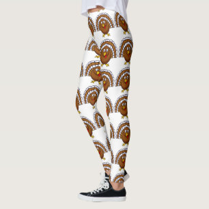 Cute Thanksgiving Turkey Leggings