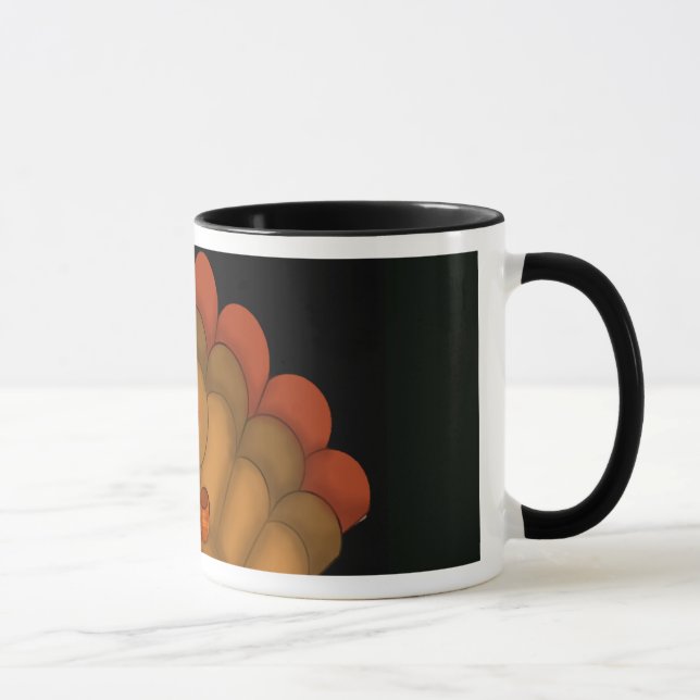 Cute Thanksgiving Turkey Mug (Right)