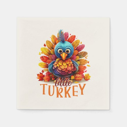 Cute Thanksgiving Turkey Napkins