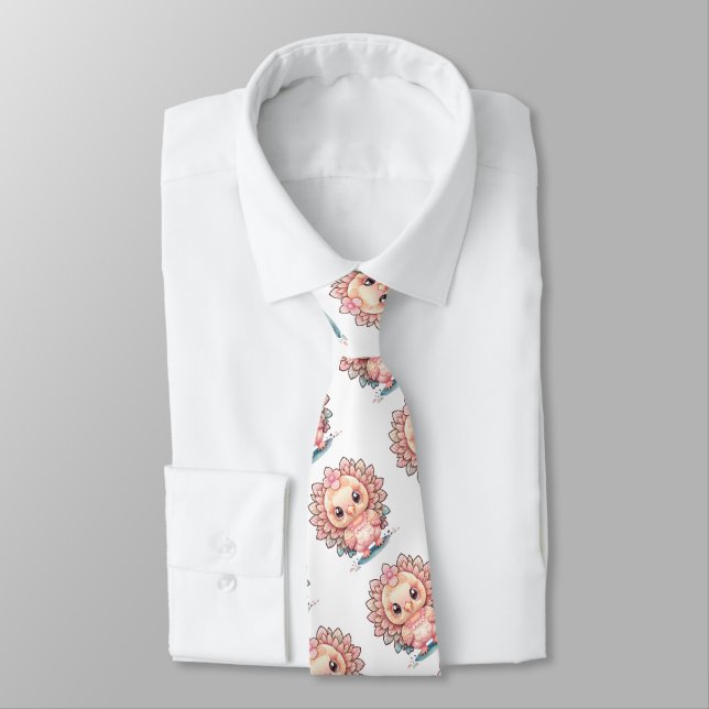 Cute Thanksgiving Turkey Neck Tie (Tied)