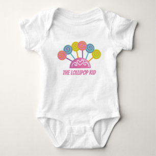 Cute the lollipop kid baby girl bodysuit