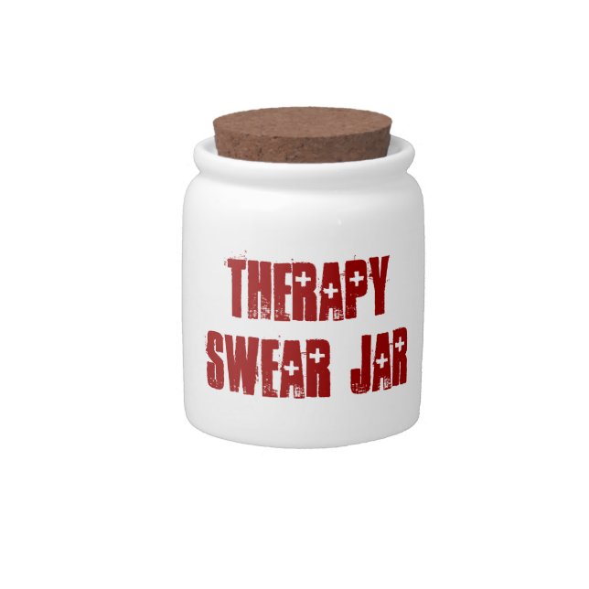Cute Therapy Swear Jar Spare Change Bank (Front)