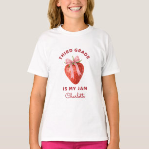 Cute Third Grade is my jam Back to School Kids  T-Shirt