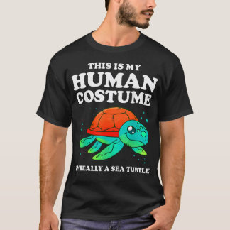 Cute This Is My Human I39M Really A Sea T-Shirt
