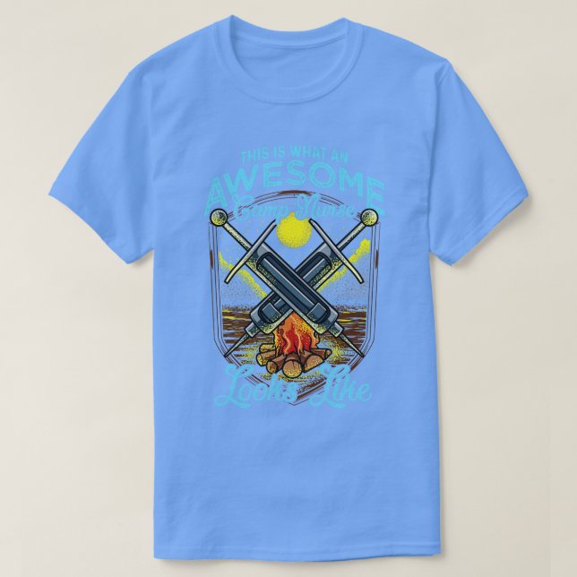 Cute This Is What An Awesome Camp Nurse Looks Like T-Shirt (Design Front)