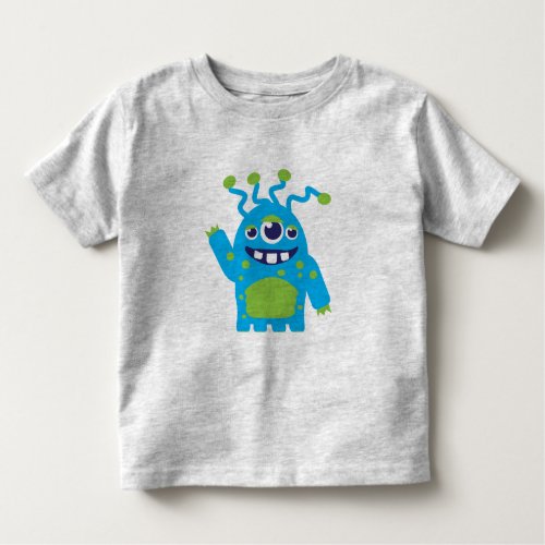 Cute three eyed alien toddlers t_shirt