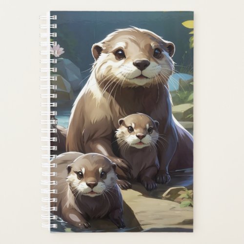 Cute Three Otters Planner