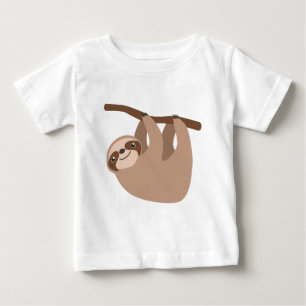 Cute Three-Toed Sloth Baby T-Shirt