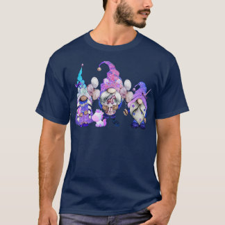 Cute Three Unicorn Gnomes Tomtenisse Gnome Lovers T-Shirt