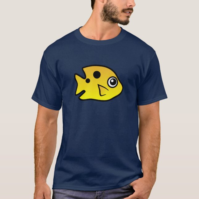Cute Threespot Damselfish T-Shirt (Front)