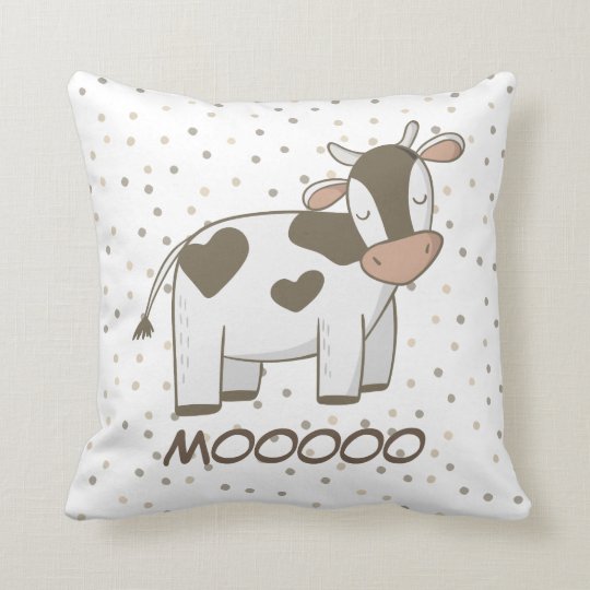 Cute Throw Pillow Nursery Decor Kids Cow Cute Throw Pillow Nursery Decor Kids Cow