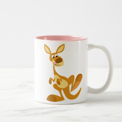 Cute Thumping Cartoon Kangaroo Mug