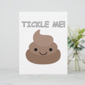 Cute Tickle Me Poop Emoji (Standing Front)
