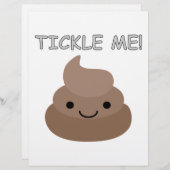Cute Tickle Me Poop Emoji (Front/Back)