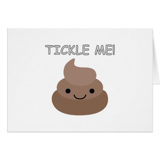 Cute Tickle Me Poop Emoji (Front Horizontal)