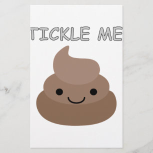 Cute Tickle Me Poop Emoji Stationery