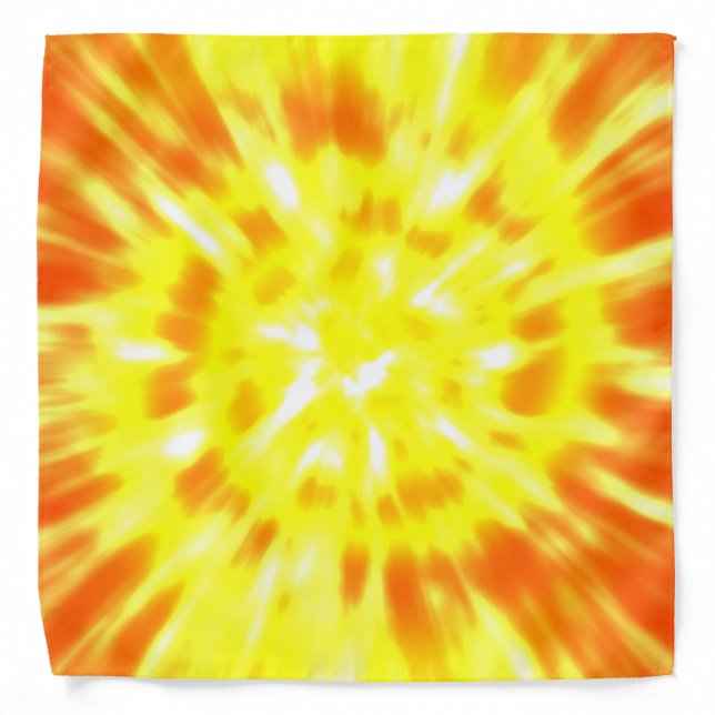 cute tie dye pattern Bandana (Front)