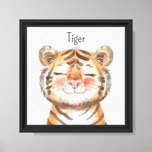 Cute Tiger Animal Canvas Print