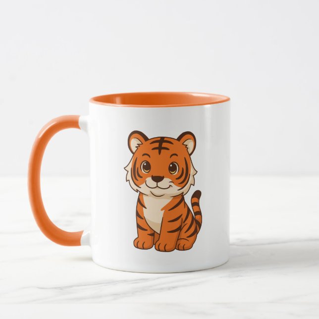 Cute Tiger Cub Mug (Left)