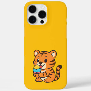 Cute Tiger Eating Ice Cream Phone Case all device