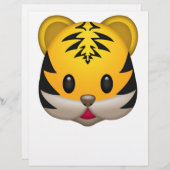 Cute Tiger Emoji (Front/Back)