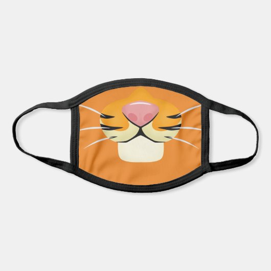 Cute Tiger Face Cartoon Style for Kids Mask (Front)