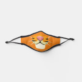 Cute Tiger Face Cartoon Style Premium Face Mask (Front)