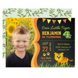 Tiger Birthday Party Invitations 10