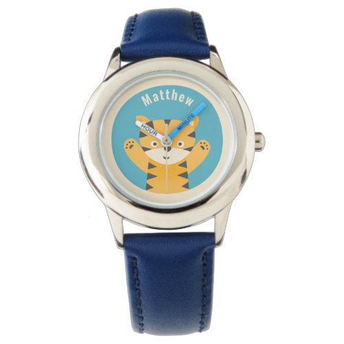 Cute Tiger _ Personalized Kids  Watch