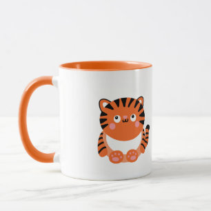 Cute tiger personalized mug