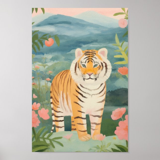 Cute Tiger Poster (Front)