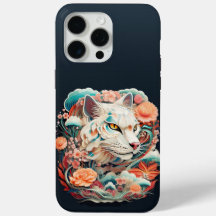 Cute Tiger with flowers Paper Cutout
