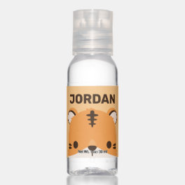Cute Tiger with Personalized Name Hand Sanitizer