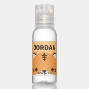 Cute Tiger with Personalized Name Hand Sanitizer