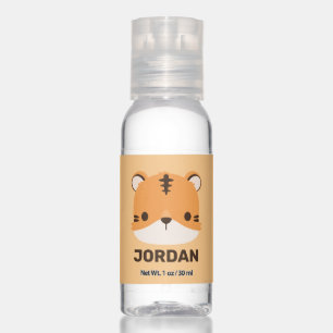 Cute Tiger with Personalized Name Hand Sanitizer