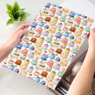 Cute tiled Bakery cakes Envelope Mailers