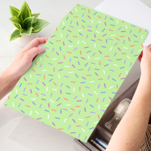 Cute tiled Bakery Confetti Envelope Mailers