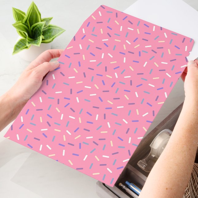 Cute tiled Bakery Confetti  Envelope Mailers (Desk)