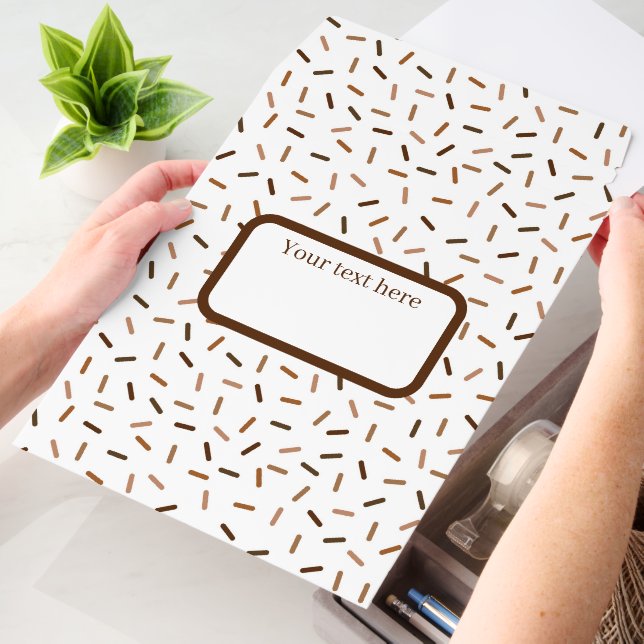 Cute tiled Bakery Confetti  Envelope Mailers (Desk)