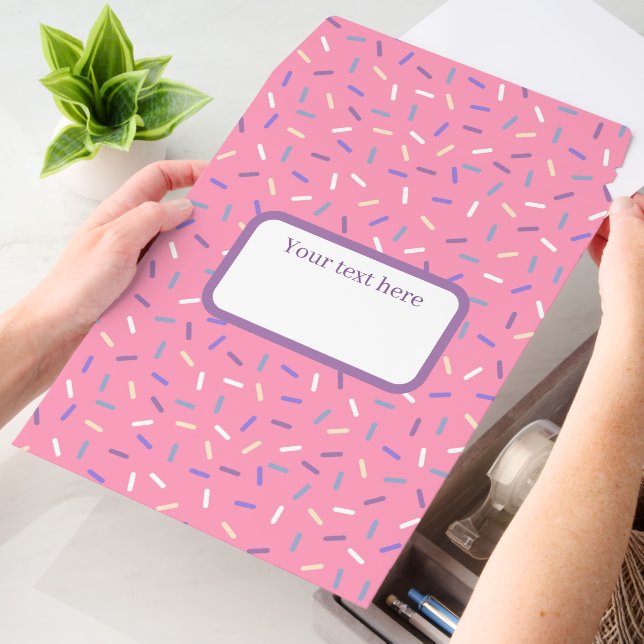 Cute tiled Bakery Confetti text box Envelope Mailers (Desk)