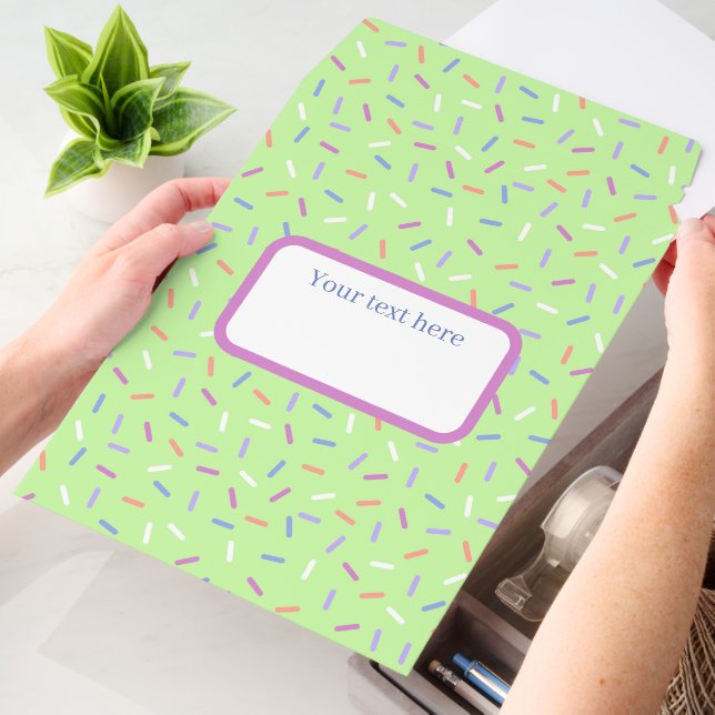 Cute tiled Bakery Confetti text box Envelope Mailers (Desk)