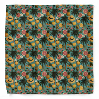 Cute tiled beach pattern  bandana