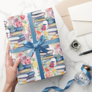 Cute tiled books pattern  wrapping paper