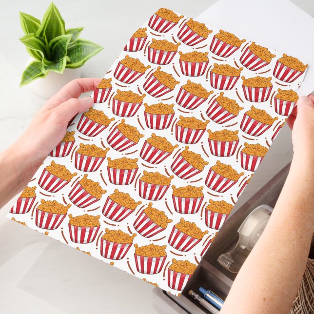 Cute tiled chicken pattern  envelope mailers (Desk)